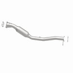 MagnaFlow 49227 oem grade direct-fit catalytic converter, side view of the turntable spin