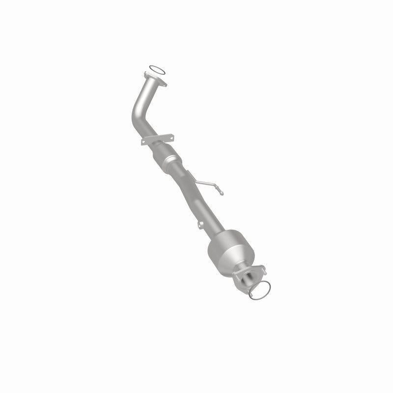 MagnaFlow 52023 oem grade direct-fit catalytic converter, rear three-quarter view of the turntable spin
