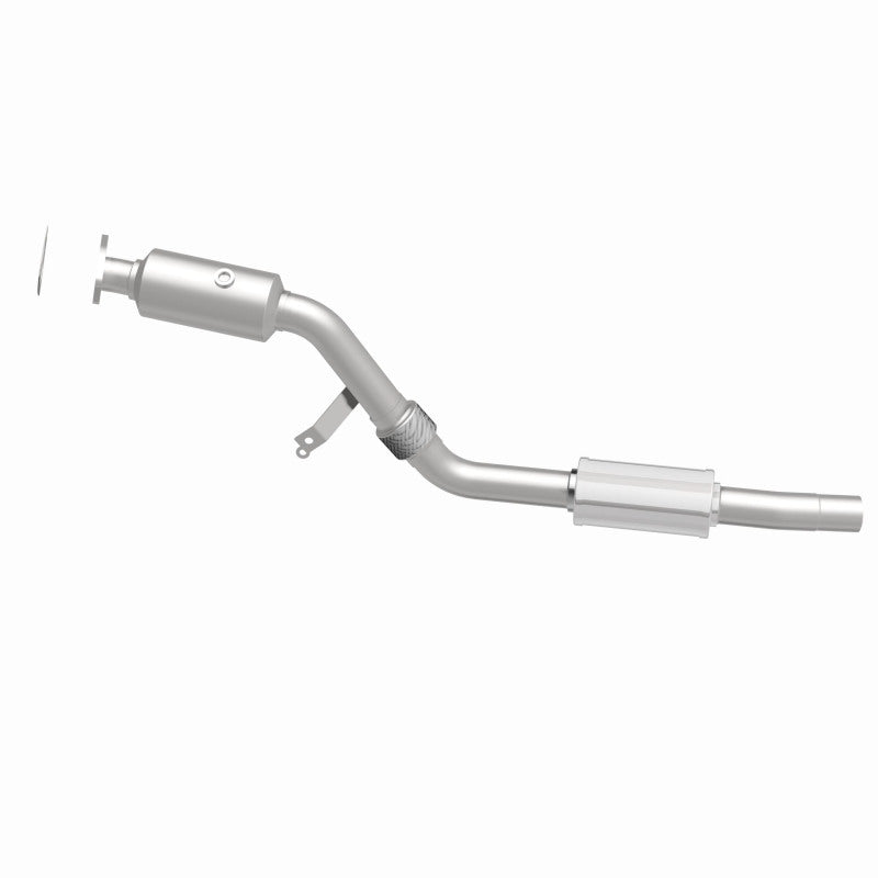MagnaFlow 49904 oem grade direct-fit catalytic converter, side view of the turntable spin