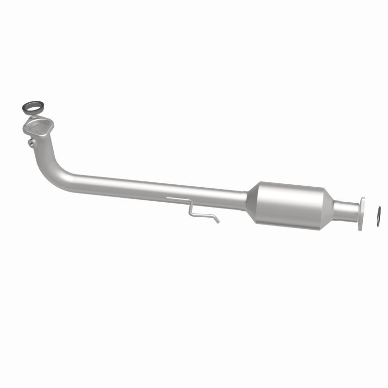 MagnaFlow 4561026 carb direct-fit catalytic converter, side view of the turntable spin