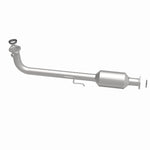 MagnaFlow 4561026 carb direct-fit catalytic converter, side view of the turntable spin