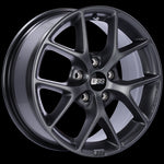 BBS SR 16x7 5x115 ET36 CB70.2 Satin Grey Wheel