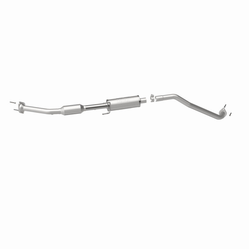 MagnaFlow 52458 oem grade direct-fit catalytic converter, opposite side view of the turntable spin
