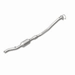 MagnaFlow 5461400 carb direct-fit catalytic converter, rear view of the turntable spin