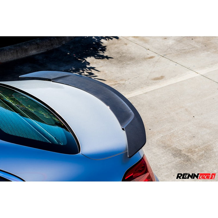 RennTech Carbon Fiber Decklid Spoiler For Mercedes-Benz C63S AMG - AutoTalent