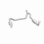 MagnaFlow 93694 hm grade direct-fit catalytic converter, opposite side view of the turntable spin