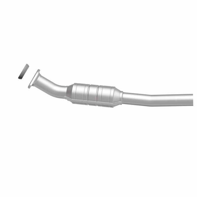 MagnaFlow 5571479 carb direct-fit catalytic converter, opposite side view of the turntable spin