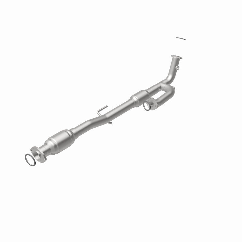 MagnaFlow 26214 hm grade direct-fit catalytic converter, rear view of the turntable spin