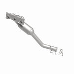 MagnaFlow 50290 hm grade manifold converter, side view of the turntable spin