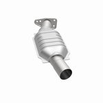 MagnaFlow 93431 epa direct-fit catalytic converter, opposite side view of the turntable spin