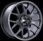 BBS CH-R 19x9.5 5x120 ET35 Satin Titanium Polished Rim Protector Wheel -82mm PFS/Clip Required