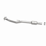 MagnaFlow 51428 oem grade direct-fit catalytic converter, side view of the turntable spin