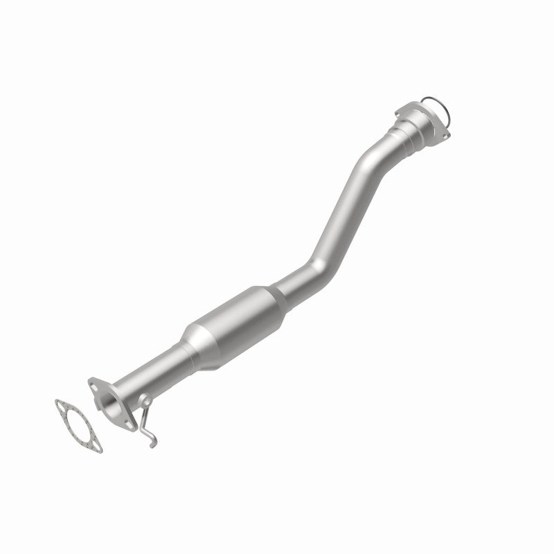 MagnaFlow 4481405 carb direct-fit catalytic converter, rear view of the turntable spin