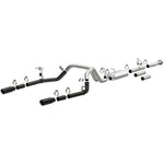 MagnaFlow 11-19 Chevrolet Silverado 2500/3500 HD V8-6.0L Dual Split Cat-Back Exhaust w/Black Tips
