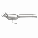 MagnaFlow 24186 hm grade direct-fit catalytic converter, side view of the turntable spin