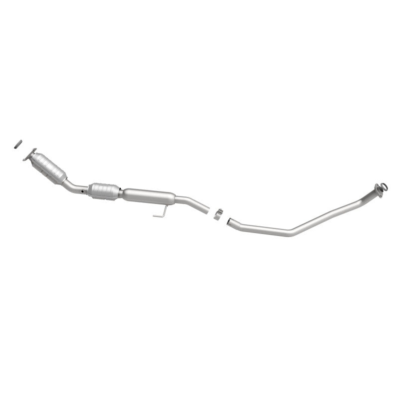 MagnaFlow 551496 carb direct-fit catalytic converter, side view of the turntable spin