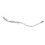 MagnaFlow 551496 carb direct-fit catalytic converter, side view of the turntable spin