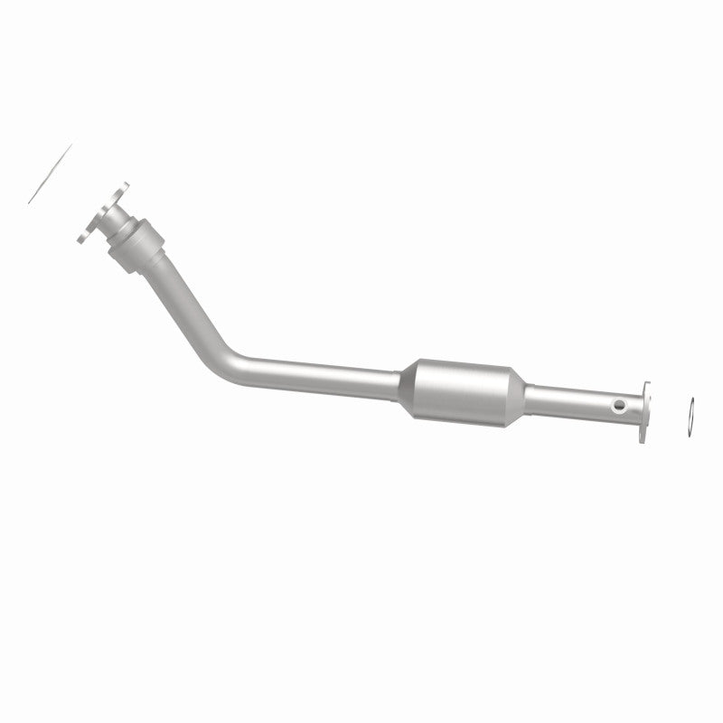 MagnaFlow 23130 hm grade direct-fit catalytic converter, side view of the turntable spin