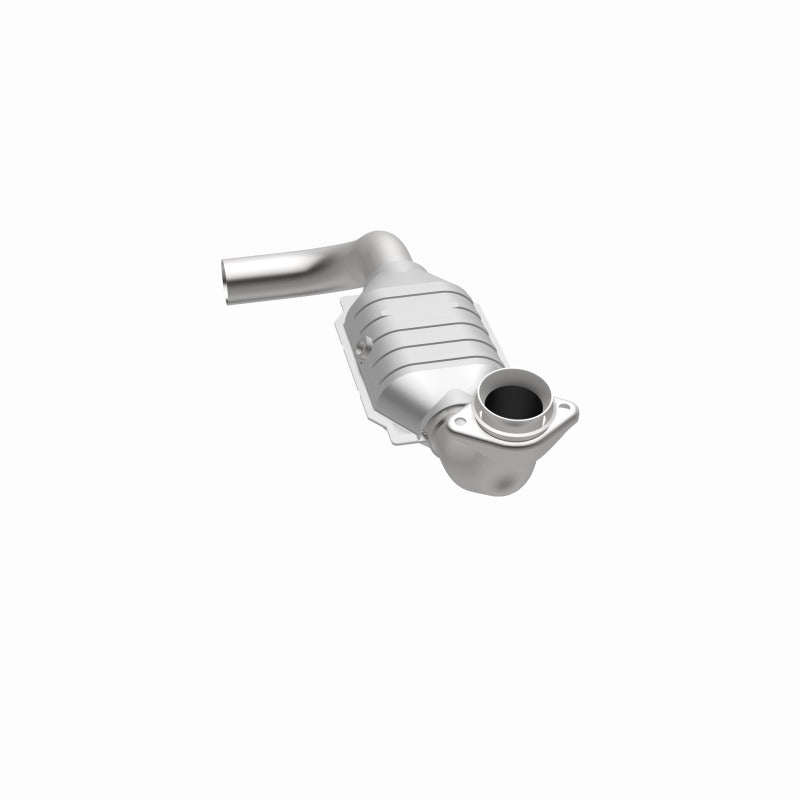 MagnaFlow 49412 oem grade direct-fit catalytic converter, opposite side view of the turntable spin