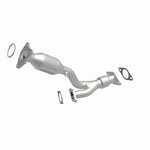 MagnaFlow 52182 oem grade direct-fit catalytic converter, front three-quarter view of the turntable spin
