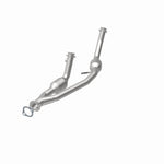 MagnaFlow 23354 epa direct-fit catalytic converter, rear view of the turntable spin