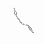 MagnaFlow 24117 hm grade direct-fit catalytic converter, rear three-quarter view of the turntable spin