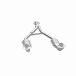 MagnaFlow 23340 epa direct-fit catalytic converter, opposite side view of the turntable spin