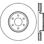 StopTech Sport Slotted (CRYO) 05-18 Nissan Frontier Front Left Slotted Rotor