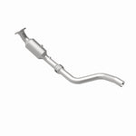 MagnaFlow 26204 hm grade direct-fit catalytic converter, rear view of the turntable spin