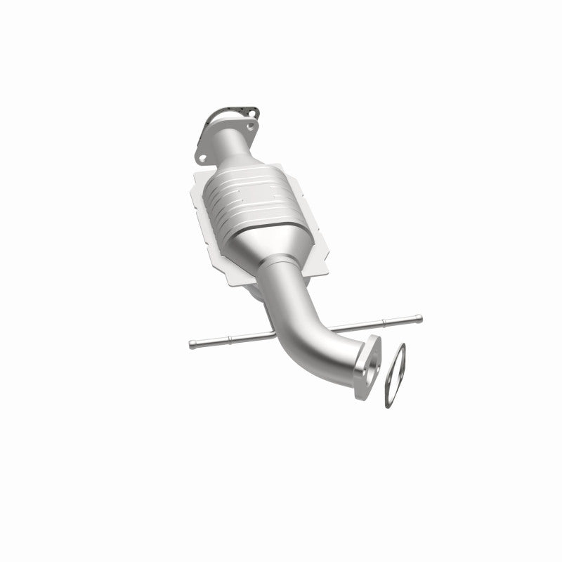 MagnaFlow 93327 hm grade direct-fit catalytic converter, opposite side view of the turntable spin