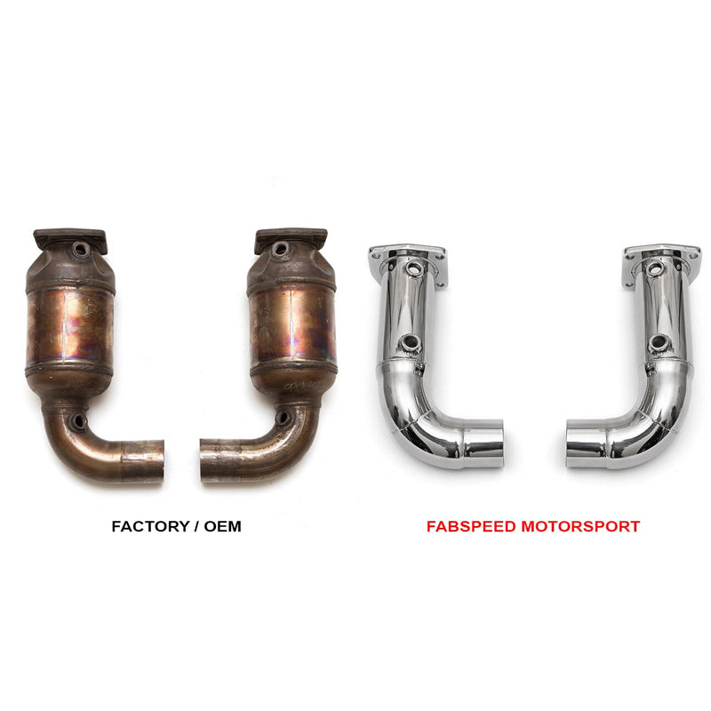 Fabspeed Cat Bypass Pipes for Fabspeed Porsche 997 GT2 2008-2009