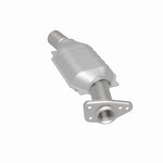 MagnaFlow 93431 epa direct-fit catalytic converter, rear three-quarter view of the turntable spin