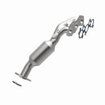 MagnaFlow 5531284 carb manifold converter, opposite side view of the turntable spin