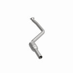 MagnaFlow 24511 hm grade direct-fit catalytic converter, rear three-quarter view of the turntable spin