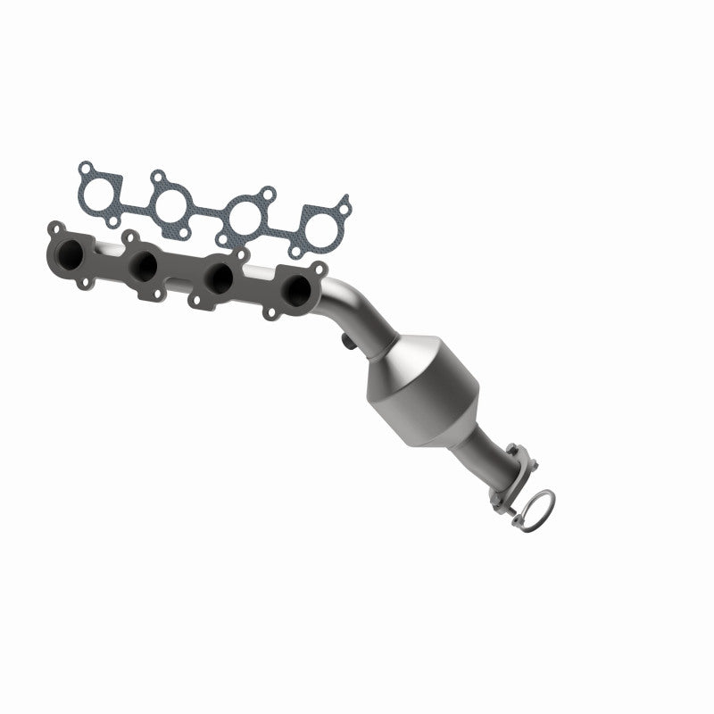 MagnaFlow 49340 oem grade manifold converter, side view of the turntable spin