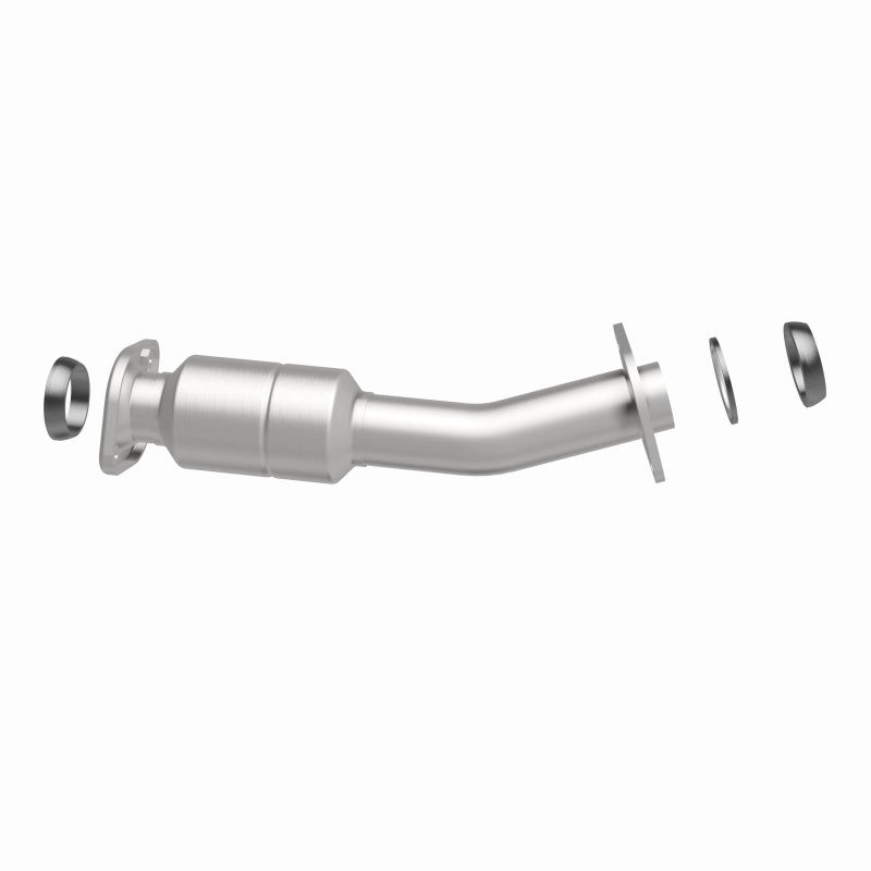 MagnaFlow 52549 oem grade direct-fit catalytic converter, side view of the turntable spin