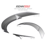 RennTech Carbon Fiber Decklid Spoiler For Mercedes-Benz C43 AMG - AutoTalent