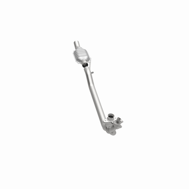 MagnaFlow 93302 epa direct-fit catalytic converter, opposite side view of the turntable spin