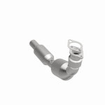 MagnaFlow 49938 oem grade direct-fit catalytic converter, front three-quarter view of the turntable spin