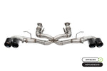 Corsa 20-25 Chevrolet Corvette C8 RWD 3in Xtreme Cat-Back Exhaust w/4.5in Carbon Fiber Black PVD Tip