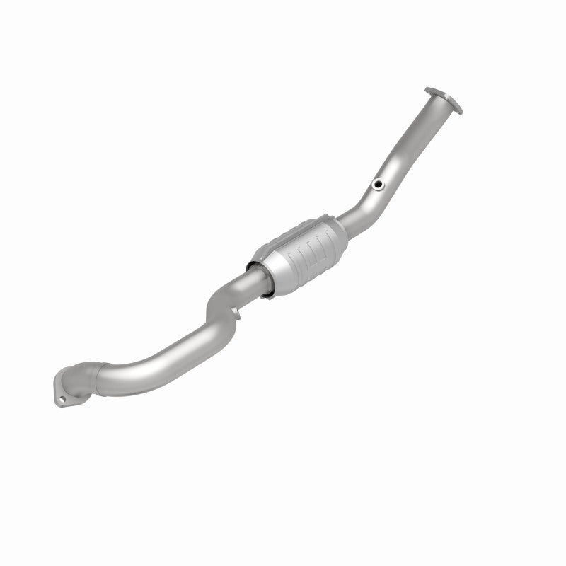 MagnaFlow 23632 hm grade direct-fit catalytic converter, rear view of the turntable spin
