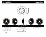 StopTech 04-08 Acura TL / 03-09 Honda Element Slotted & Drilled Right Rear Rotor