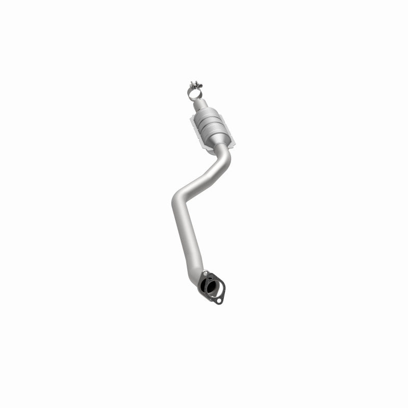 MagnaFlow 24375 hm grade direct-fit catalytic converter, opposite side view of the turntable spin