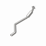 MagnaFlow 49178 oem grade direct-fit catalytic converter, rear view of the turntable spin