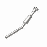 MagnaFlow 21-920 oem grade direct-fit catalytic converter, rear view of the turntable spin