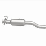 MagnaFlow 280440 oem grade direct-fit catalytic converter, side view of the turntable spin
