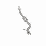 MagnaFlow 5411603 carb manifold converter, rear three-quarter view of the turntable spin