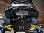 aFe Takeda 2.5in 304SS Axle-Back Exhaust System 17-19 Honda Civic Type R L4-2.0L (t) - BL Flame Tip