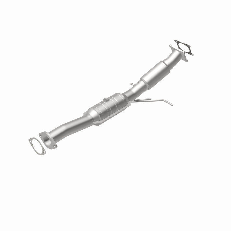 MagnaFlow 24229 hm grade direct-fit catalytic converter, rear view of the turntable spin
