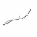 MagnaFlow 23551 epa direct-fit catalytic converter, rear view of the turntable spin